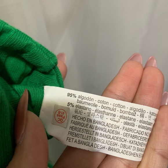 Zara Kelly Green Ribbed Bodycon Midi Dress - Picture 7 of 7